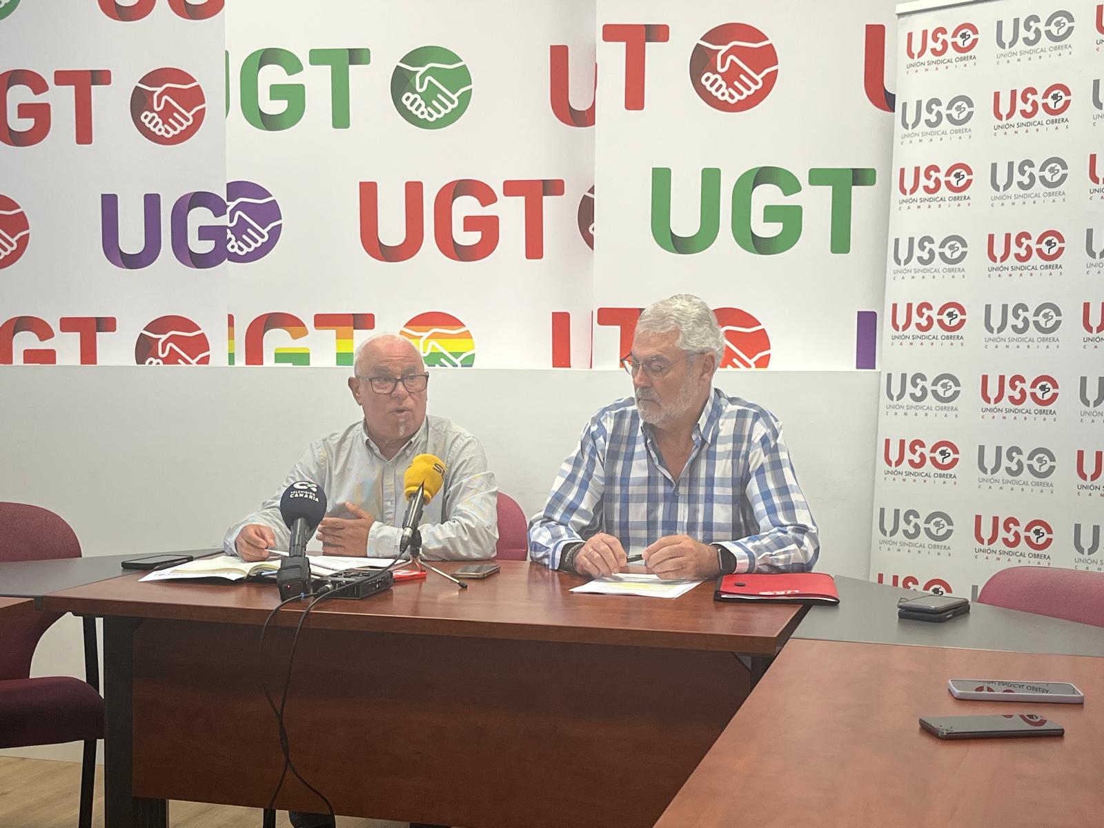 UGT Canarias y USO Canarias exigen reforzar la prevención laboral ante el aumento de las enfermedades causadas por el trabajo 