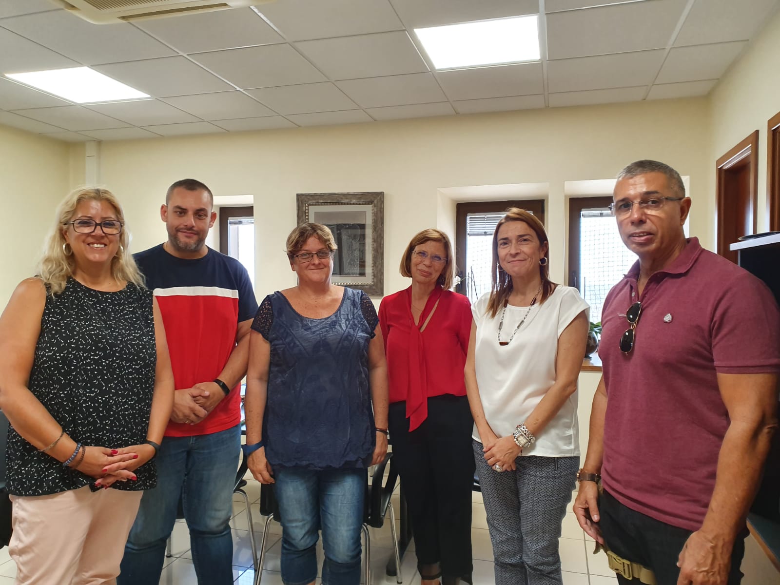 reunion con representantes de RRHH del Cabildo de Tenerife