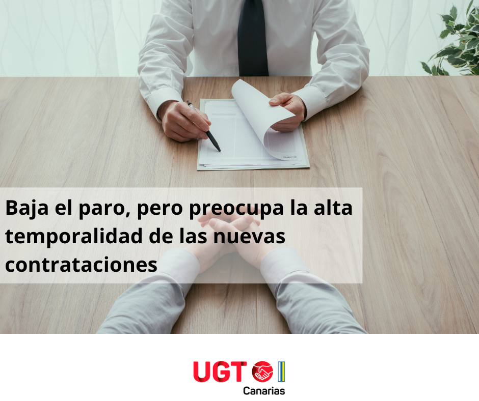 Baja el paro, pero preocupa la alta temporalidad de las nuevas contrataciones 