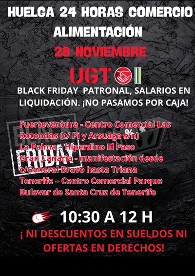 cartel de huelga