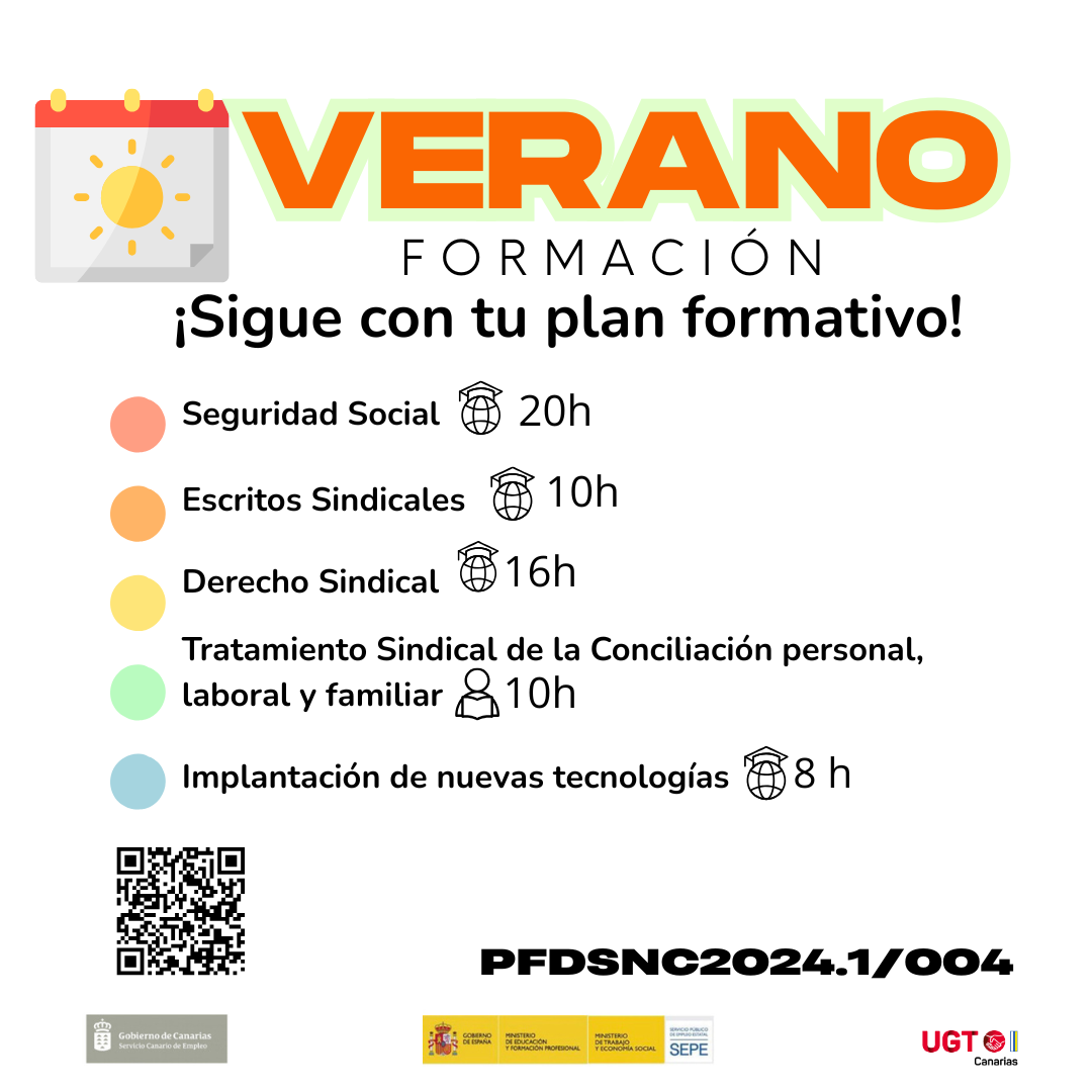 verano sindical y plan de formacion 2024